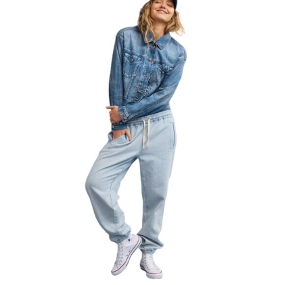 AE x Aerie Womens Xsmall Match Made In Denim Jogger - Picture 1 of 15